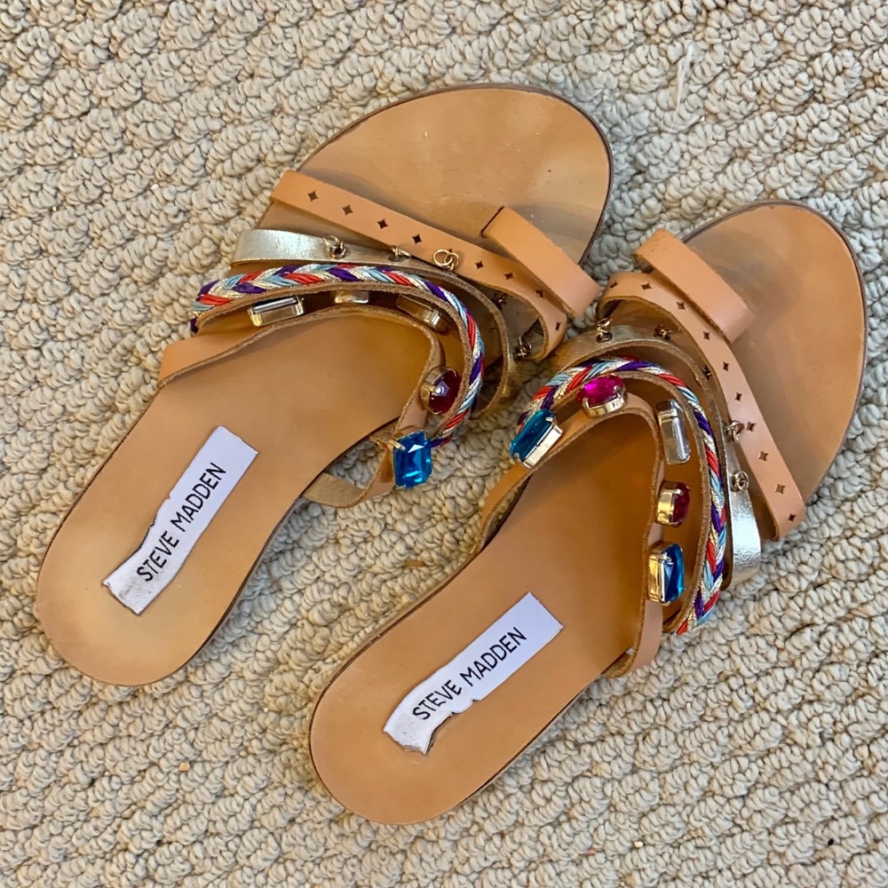 Steve Madden Slip On Sandals - Size 7